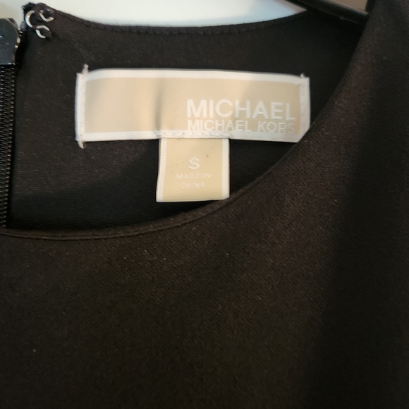 Michael Kors Black Sleeveless Sheath Mini Dress - Picture 2 of 3